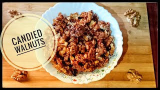 How to make candied Walnuts  Candied walnuts Recipe  Candied Walnuts recipe in hindi [upl. by Adali]