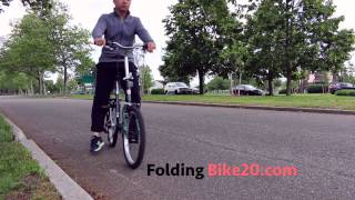 Schwinn Loop 7Speed Folding Bike Test Ride [upl. by Franzen]