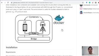 Connection between User Equipment UE and Evolved Node B eNB through by OpenAirInterface [upl. by Amitarp]