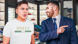 ENTRE A LA TIENDA GUCCI USANDO ROPA FALSA Y PASO ESTO [upl. by Brocklin]