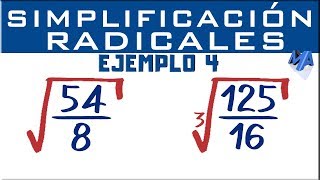 Simplificación de expresiones con radicales  Ejemplo 4 [upl. by Steep]