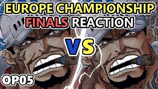 EUROPE CHAMPIONSHIP FINALS REACTION  Sakazuki Mirror Who Woulda Thought  One Piece Card Game [upl. by Mellisent]