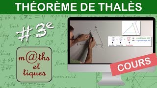 LE COURS  Théorème de Thalès  Troisième [upl. by Dasie]