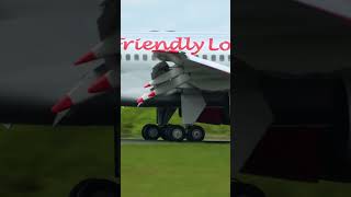 Jet2 B757200 Landing at Manchester Airport shorts [upl. by Aitnuahs548]