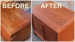 Thrift Store Rescue 8  Mid Century Furniture Restoration [upl. by Ellita]