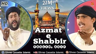 Azmat e Shabbir  Haaji Tasleem Asif  Shree Cassette Islamic [upl. by Teemus]