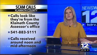 Klamath County Assessors Office phone number used for scams [upl. by Althea]