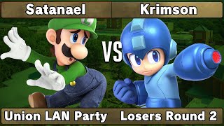 Satanael Luigi vs Krimson Mega Man Link  Losers Round 2  Union LAN Party Sep 2024 [upl. by Pitts]