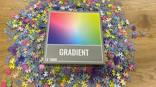 Gradient puzzletime lapseoddly satisfyingjigsaw puzzle jigsawpuzzle satisfying video watch [upl. by Gokey]