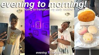 night and morning routine vlog trying to transform my daily routine [upl. by Lien]