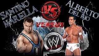 WWE 13 Santino Marella Vs Alberto Del Rio [upl. by Michel]