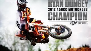 Ryan Dungey 2012 450cc Motocross Champion [upl. by Vinia276]