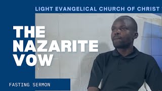 THE NAZARITE VOW  PASTOR WALTER JESUSLOVESYOU [upl. by Edgard]