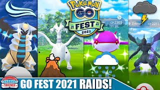 EVERY HOUR BREAKDOWN THE HIGHEST PRIORITY RAID BOSSES for GO FEST 2021  DAY 2  Pokémon GO [upl. by Travus]