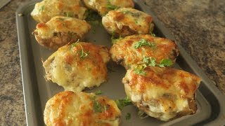 Recette 33 Pommes de Terre farcies et gratinées au four  Twice Baked Potatoes [upl. by Einnalem]