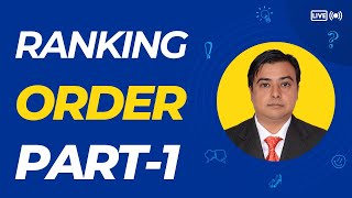 Ranking Order  Part 1 IQ  Loksewa preparation  Seat Arrangement Mental ability Test [upl. by Dionis452]