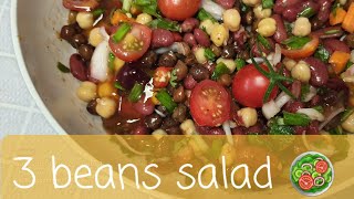 THREE BEAN SALAD  3 beans salad recipe Sneye food Recipes [upl. by Ethelda]