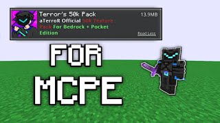 aTerroR 50k Texture Pack For MCPE [upl. by Friday]