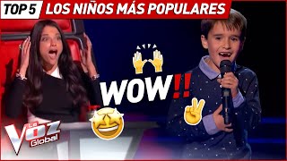 Son los talents MÁS POPULARES de La Voz Kids [upl. by Schilit]