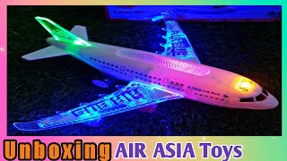 HUNTING MAINAN Pesawat Terbang anak AIR ASIA Toys for kids [upl. by Thurstan]