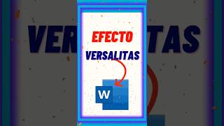 Poner VERSALITAS en Word wordtips word excel shorts [upl. by Alur329]