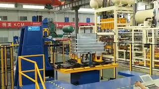 KCM Winding Machine for Chest Freezer Inner Tank Evaporator Pipe [upl. by Ylime102]