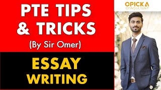 Essay Writing Tips for PTE  PTE Tips amp Tricks by Sir Omer [upl. by Rue]