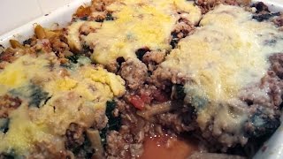 How to make a Low Carb Pasta Bake with Turkey amp Kale [upl. by Erbe]