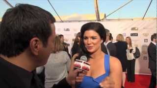 Critics Choice Movie Awards Exclusive Interview Gina Carano [upl. by Noxid935]