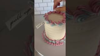 What do you think of this gender reveal CAKE idea Comment your thoughts [upl. by Rammaj]