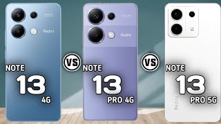 Redmi Note 13 4G Vs Redmi Note 13 Pro 4G Vs Redmi Note 13 Pro 5G Trakontech [upl. by Hekking]