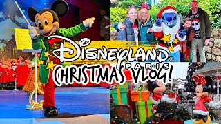 CHRISTMAS IN DISNEYLAND PARIS VLOG Parade Shows Meeting Santa Claus amp More 🎄 [upl. by Barabbas]