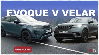 RANGE ROVER EVOQUE vs RANGE ROVER VELAR  WHICH IS BEST [upl. by Aimaj]