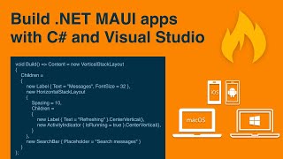 Build UI in NET MAUI with C Hot Reload [upl. by Anivid]