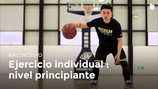 Aprender a botar el balón para principiantes  Baloncesto [upl. by Ynagoham]