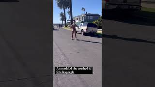 Dani Speegle Rollerblading in Thong Bikini [upl. by Bill]