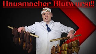 So machen wir die HAUSMACHER Blutwurst😋  Knäuderli [upl. by Harod]