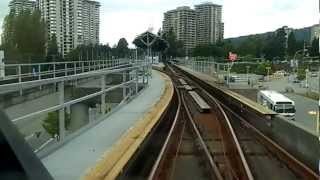 Vancouver Skytrain Columbia Station to Prodution Way  University [upl. by Kcirdnek320]