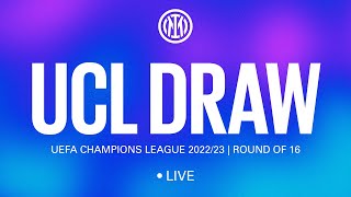 LIVE STREAMING  202223 UEFA CHAMPIONS LEAGUE ROUND OF 16 DRAW 🔮⚫🔵 [upl. by Adnaral495]