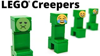 I Built A Hilarious Minecraft Creeper Out Of LEGO® shorts [upl. by Anneiv27]