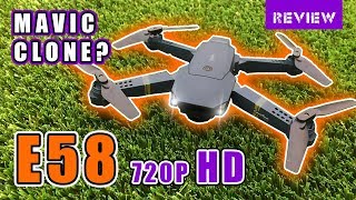 Eachine E58 WIFI FPV Review Deutsch 🇩🇪 🇨🇭 German – «Bester» DJI Mavic ProKlon [upl. by Jonna23]