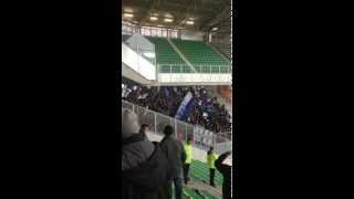 Supporter Bastiais mette lambiance a geoffroy guichard a la fin du match ASSEBASTIA 30 [upl. by Aldric958]