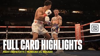 FULL CARD HIGHLIGHTS  Jaime Munguía vs Gabriel Rosado [upl. by Junius110]