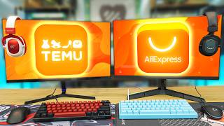 TEMU vs ALIEXPRESS Budget Gaming Setup Challenge [upl. by Inoliel]