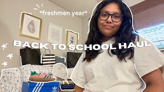 BACK TO SCHOOL HAUL 🌟🫧📖 freshmen year  2024 [upl. by Ssidnak650]