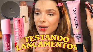 TESTEI SÓ MAKES LANÇAMENTO de embalagemROSA 🎀💅✨ [upl. by Olette158]