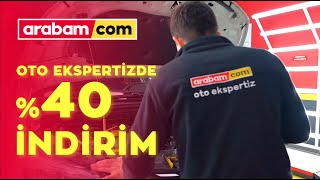 arabamcom’da İlan Verenler 40 Oto Ekspertiz İndirimi Kazanıyor [upl. by Gefen]