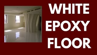 White Epoxy Floor  Three things to look out for [upl. by Allecsirp377]