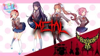 Doki Doki Literature Club  Your Reality feat Rena 【Intense Symphonic Metal Cover】 [upl. by Lleddaw432]