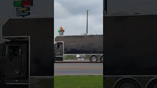 Freightshaker fld 120 race hauler rolling out of Knoxville IL July 24th 2024 [upl. by Lejna]